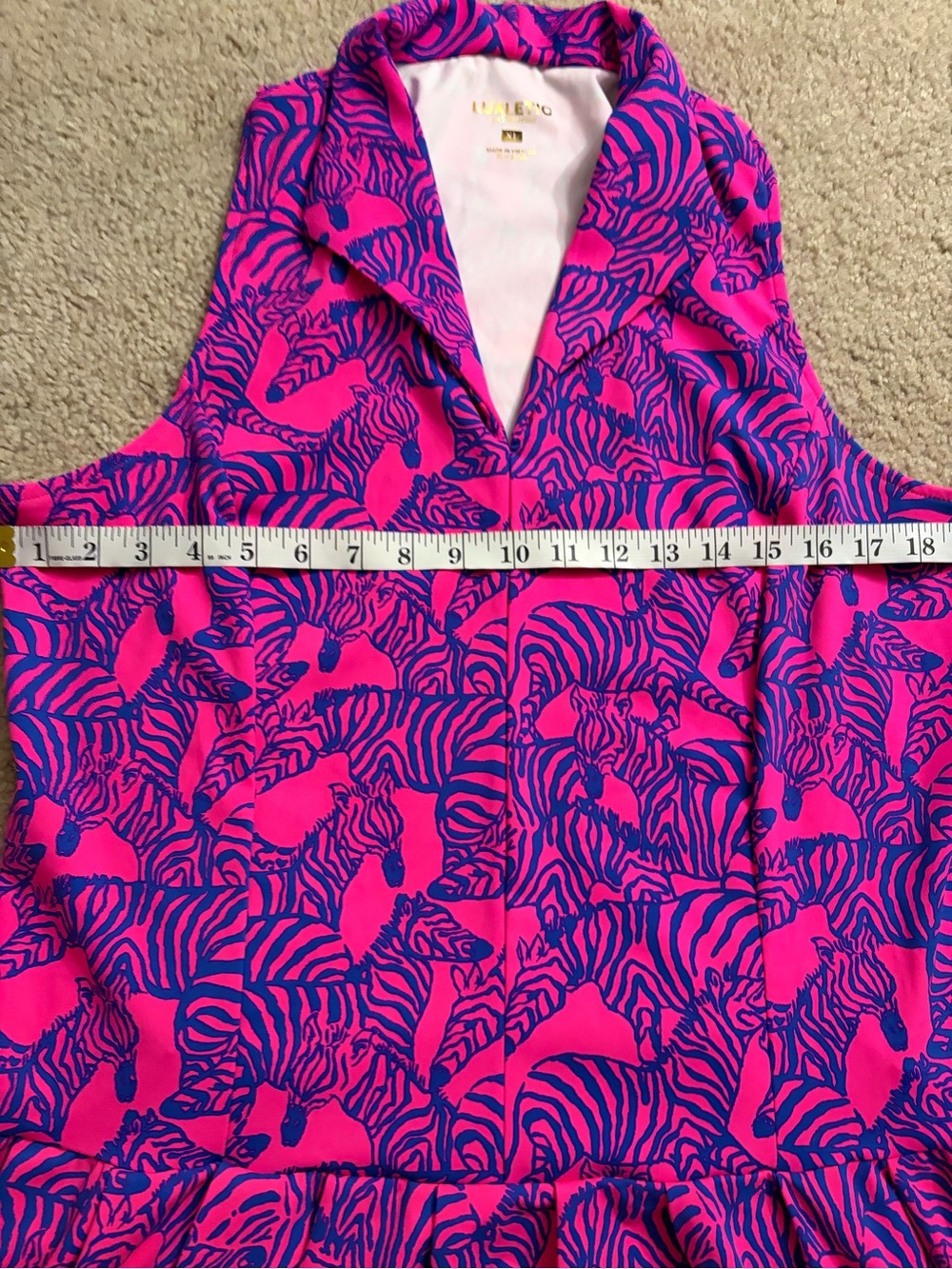 Lilly Pulitzer luxletic Federica Athetic tennis workout activewear dress size x - Picture 12 of 16